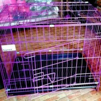 Jual Kandang lipat besi Kucing Kelinci Burung Hamster Sugar glider size L Murah