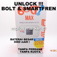 Jual Mifi Modem Mobile Wifi Bolt Smartfren 4G LTE Aquila Max UNLOCK Murah