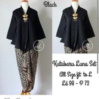 Jual Kebaya Modern Floy Kutubaru Luna Setelan Dua Pilihan Murah