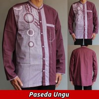 Jual Baju Koko Muslim Pria Dewasa, Bordir Modern Me.004 - Lengan Panjang Murah