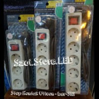 Stop Kontak - 3 Lobang - Uticon - Kabel 1.5Mtr - Ber SNI Saklar