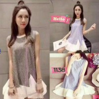 Jual Ruffle Bottom Dress Import Murah