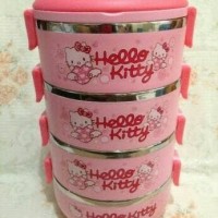 Jual Rantang 4 Susun Karakter - Lunch Box - Rantang Hello Kitty Murah