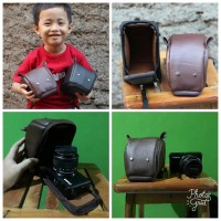 Tas Kamera Mini Mirrorless Kulit Fuji Sony Olympus Canon Nikon Mouse