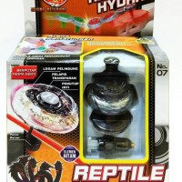 Jual Mainan anak gangsing TORBLADE REPTILE HYDRA BLACK WHITE / TOR BLADE Murah