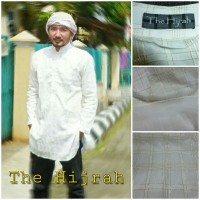 Jual Baju as sunnah gamis ikhwan/jubah pria pakistan motif kotak garis emas Murah