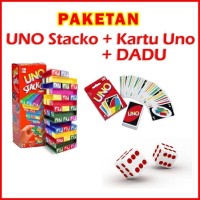 Jual PROMO PAKET UNO (STACKO + KARTU UNO) Murah