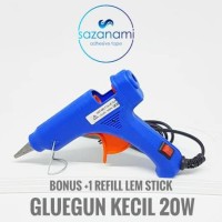 Jual Alat Lem Tembak Glue Gun Lem Bakar Cair 20 Watt +Bonus Refill Lem 27cm Murah