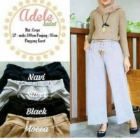 Jual ADELE KULOT BAHAN: CREPE celana lokal Murah