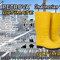 Jual Petrova Sepatu PVC Boot/ Sepatu Safety Toe Cap Murah