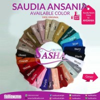 Segiempat Rawis Saudia Polos / Hijab / Jilbab / Krudung / Pashmina 16