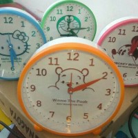 Jual Jam Meja Lucu Winnie the Pooh, Doraemon dll Murah