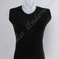 Kaos Sleeveless/Tank Top Pria V Neck Warna Crocodile Isi 2