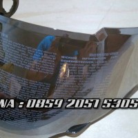 Visor Silver Zeus Z811 - kaca helm no flat
