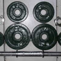 Jual 9 kg dumble/dumbbell/dumbell set,bukan barbell/barbel Murah