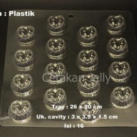 Jual Cetakan Coklat Durian 16 cav Plastik (Min Order 3 Pcs) CJ1709 Murah Murah