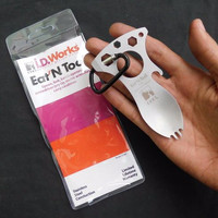 Jual Eat N Tool Multifungsi CRKT 9001C Sendok Garpu Obeng EDC Outdoor KIT Murah