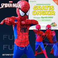 Jual Spiderman Spider man Kostum Baju Anak Laki Cosplay Ulang Tahun Ultah Murah