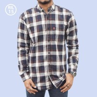 Jual Kemeja FLANEL Pria Murah dan Bagus Hijau Biru Garis Murah