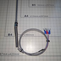 Jual Platinum Thermal Resistance RTD PT100 Temperature Sensor Suhu Panas Murah