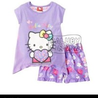 Jual Setelan Caluby Hello Kitty Murah