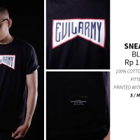 T-Shirt EVILARMY Sneakers Black Tee - Kaos Evil Army