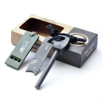 Jual Outdoor Survival Magnesium Flint Stone Whistle Siul Korek api kemping Murah