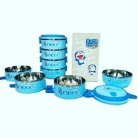 Jual Lunch Box Rantang 4 Susun Karakter Doraemon dan Hello Kitty Murah