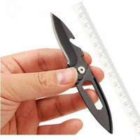 Jual PROMO EDC Keychain Folding Knife Self Defense Tool Pisau Keselamatan Murah