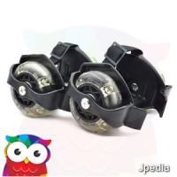 Jual FLASHING Roller Skate Anak Black Hitam Murah