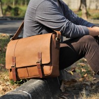 Jual Tas Selempang Kulit Countess Messenger Leather Bag Murah
