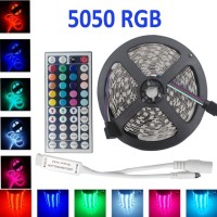 Jual 5M RGB LED STRIP 5050 + ADAPTOR 12V (lampu led) Murah