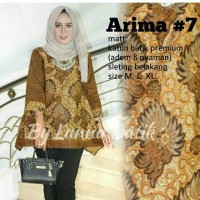 Baju Atasan Wanita Muslim Blouse Batik Arima #7