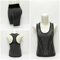 Jual TERBARU mf 659 setelan pakaian fitness wanita Murah
