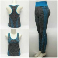 Jual mf 658 setelan pakaian fitness wanita Murah