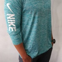 Jual KAOS BAJU NIKE PRIA LONG SLEEVE GYM SEPEDA LARI OLAH RAGA FITNES IMPOR Murah