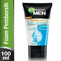 Jual Garnier Men Turbolight white+oil control Murah