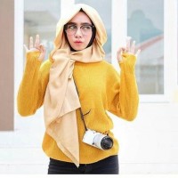 Jual Blouse/Baju/Atasan/Sweater Rajut Polos Round Hand Murah Murah