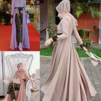 Jual LG- Kimberly Set Celana Maxi Dress Elegant Pesta Polos Batik Murah Ori Murah