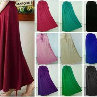 Jual rok spandek umbrella payung long maxi skirt dress untuk bawahan muslim Murah