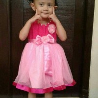 Jual DRESS ANAK PEREMPUAN/BAJU GAUN PESTA UTK 1/ 2 TH Murah