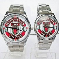 Jual ( HARGA SEPASANG ) Jam Tangan Couple Manchester United ( Jam Custom dw Murah