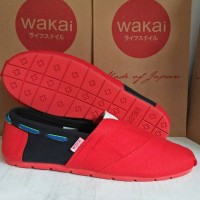 Jual SEPATU WAKAI SLIP ON TERBARU PRIA & WANITA GRADE ORI. SNEAKER WANITA Murah
