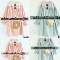Jual Baju Wanita/Casual/Tunik/Blouse/Sabrina Mini Dress Murah