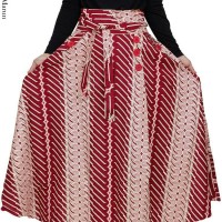 Jual rok model payung / rok katun panjang rm1284 Murah