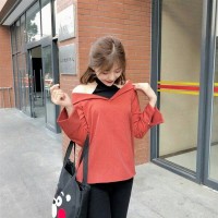Jual HQ 18554 Halter Fake 2pcs Blouse (RED) Murah