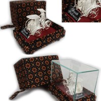 Jual Miniatur Becak Silver / Perak Murah