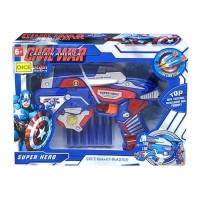 Jual New Mainan Anak Pistol Soft Blaster Nerf Captain America Avengers Gun Murah