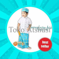 Jual NEW Sarung Instan+Peci Anak merk Orange PALING MURAH Murah