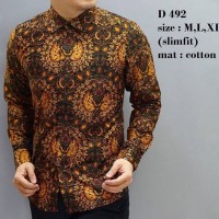 Jual KEMEJA KOKO SLIM FIT / FASHION PRIA / BATIK PRIA / SLIMFIT / OF64 Murah